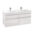 Villeroy & Boch Venticello double washbasin with vanity unit with 4 pull-out compartments