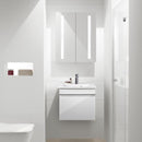 Villeroy & Boch Venticello hand washbasin with vanity unit and My View 14 mirror cabinet