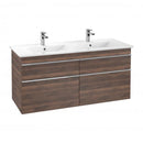 Villeroy &amp; Boch Venticello 梳妝台 XXL，適用於 4 個拉出式隔間的雙洗臉盆