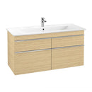 Villeroy & Boch Venticello washbasin with vanity unit with 4 pull-out compartments
