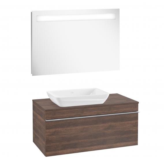 Villeroy & Boch Venticello washbasin with vanity unit and More to See 14 mirror