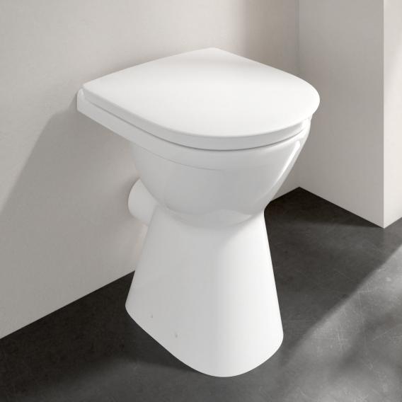 Villeroy & Boch ViCare floorstanding washdown toilet, rimless white, with