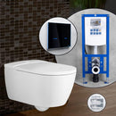 Villeroy & Boch ViClean complete SET shower toilet with neeos pre-wall element, flush plate