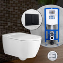 Villeroy & Boch ViClean complete SET shower toilet with neeos pre-wall element, flush plate