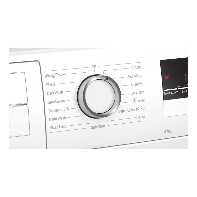 Bosch - Serie | 4 Washing Machine, Front Loader 8 Kg 1200 Rpm WAN24109GB