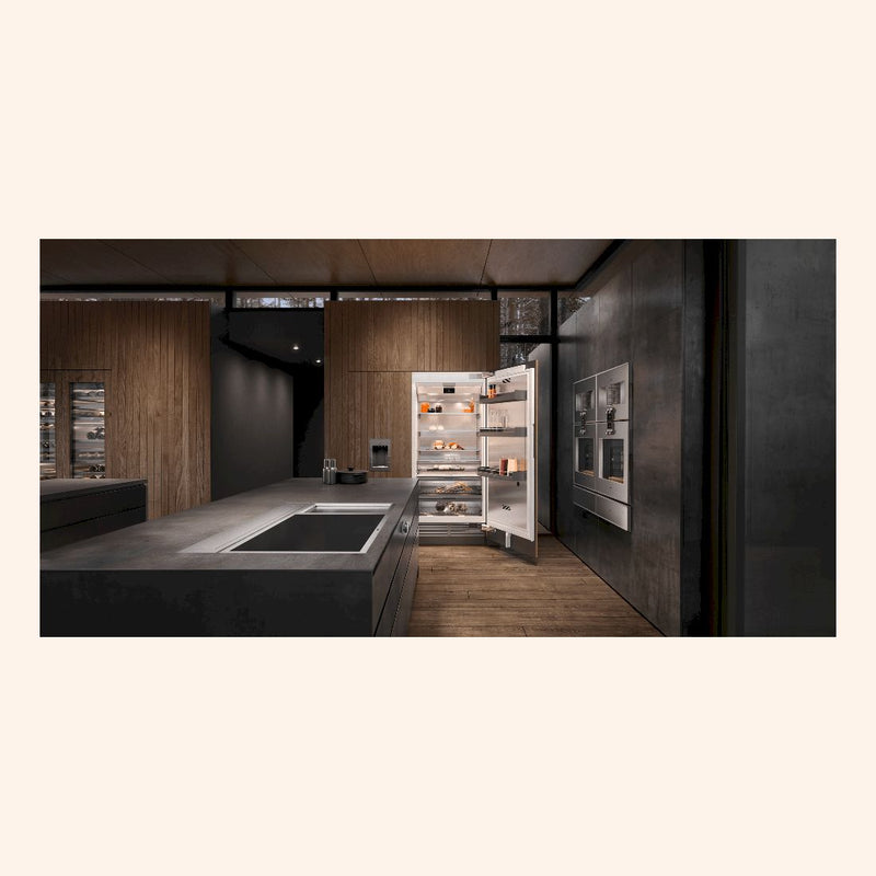 Gaggenau - 400 系列保溫抽屜 76 x 21 公分不銹鋼玻璃後面 WS482110